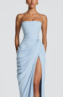Sienna Strapless Corset Maxi Dress