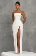 Sienna Strapless Corset Maxi Dress