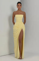 Sienna Strapless Corset Maxi Dress